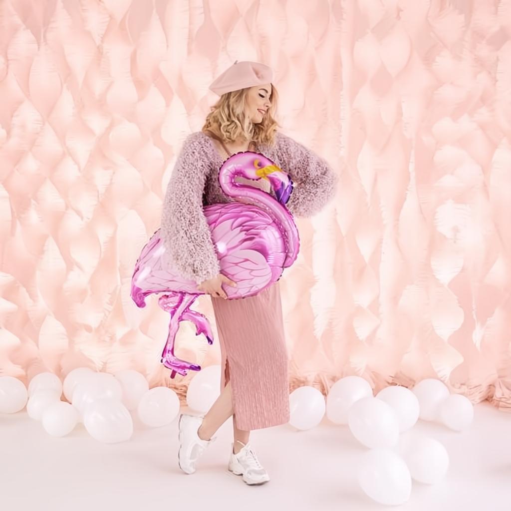 Folienballon Flamingo, rosa, 70x95cm Folienballons PartyDeco 4 fiestastore