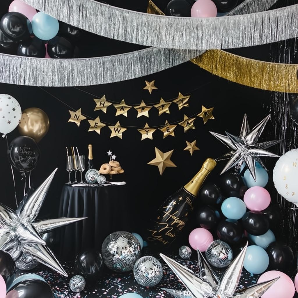 Folienballon Flasche Happy New Year, 39,5x98 cm PartyDeco 3 fiestastore