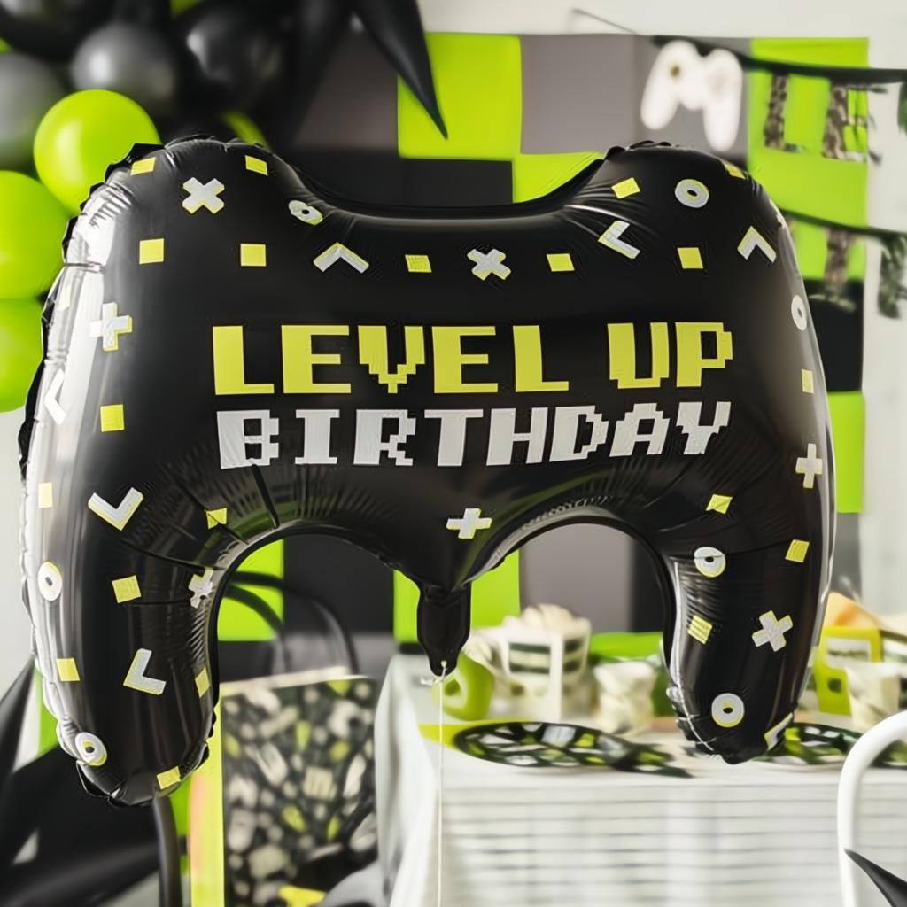 Folienballon Gamepad, 72x52 cm Folienballons PartyDeco 3 fiestastore