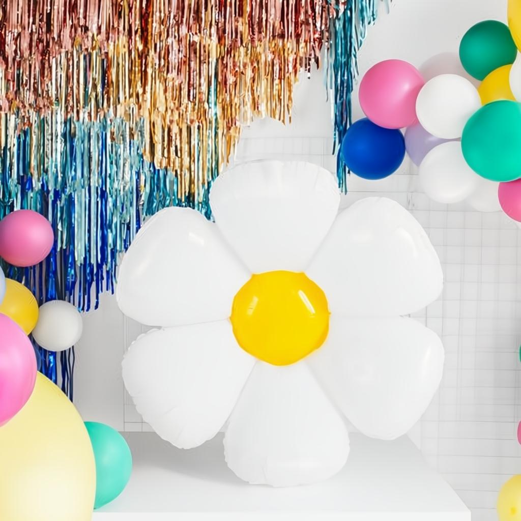Folienballon Gänseblümchen, 97x103cm PartyDeco 2 fiestastore