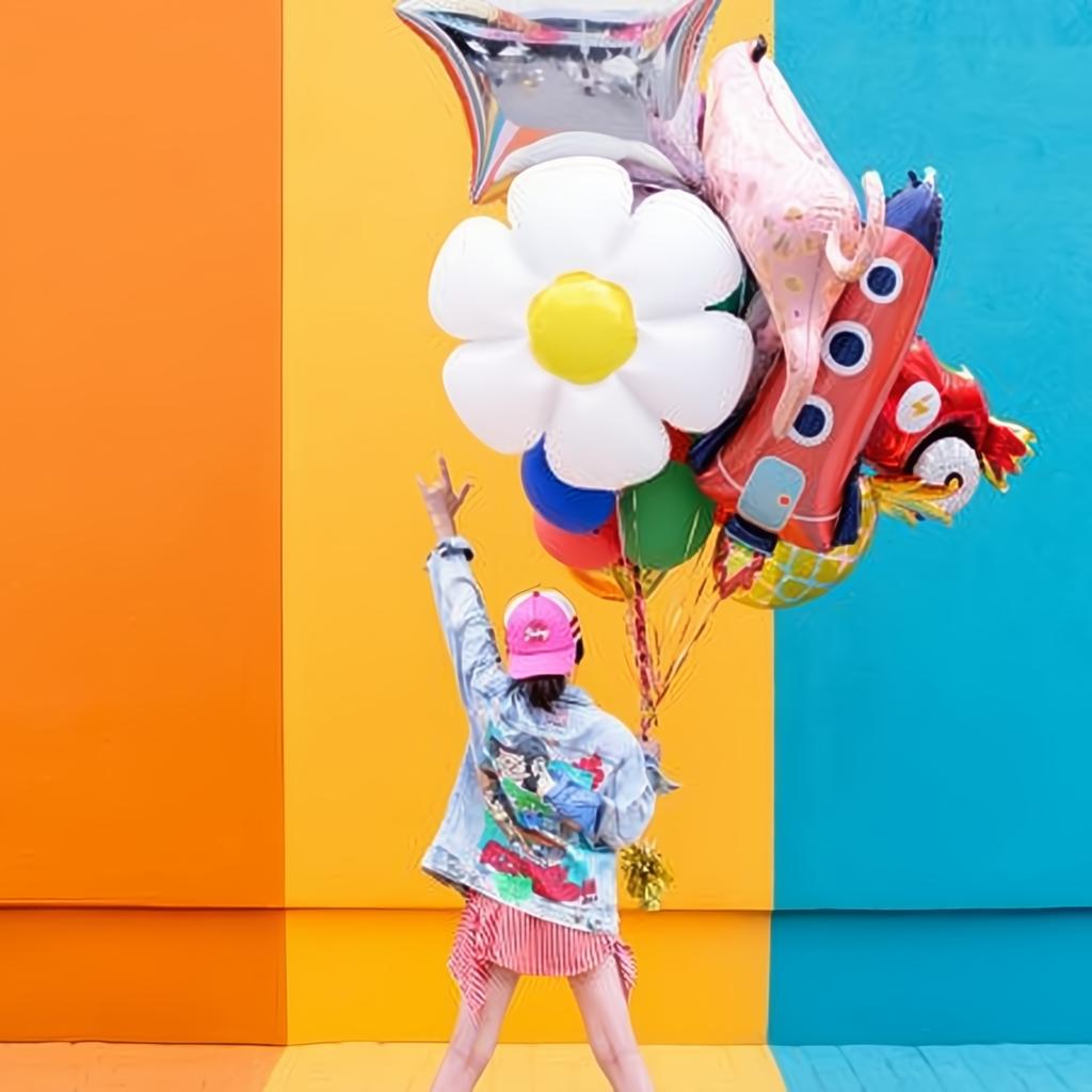 Folienballon Gänseblümchen, 97x103cm PartyDeco 7 fiestastore