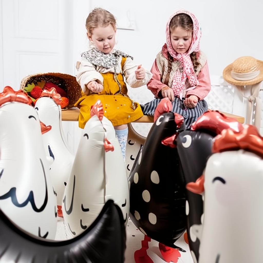 Folienballon Hahn, 48x60 cm PartyDeco 3 fiestastore