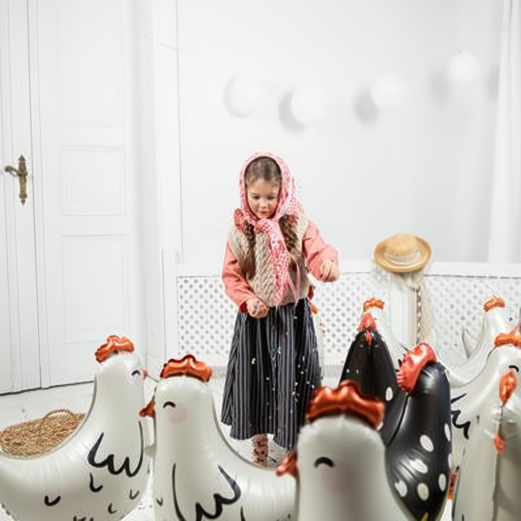 Folienballon Hahn, 48x60 cm PartyDeco 4 fiestastore