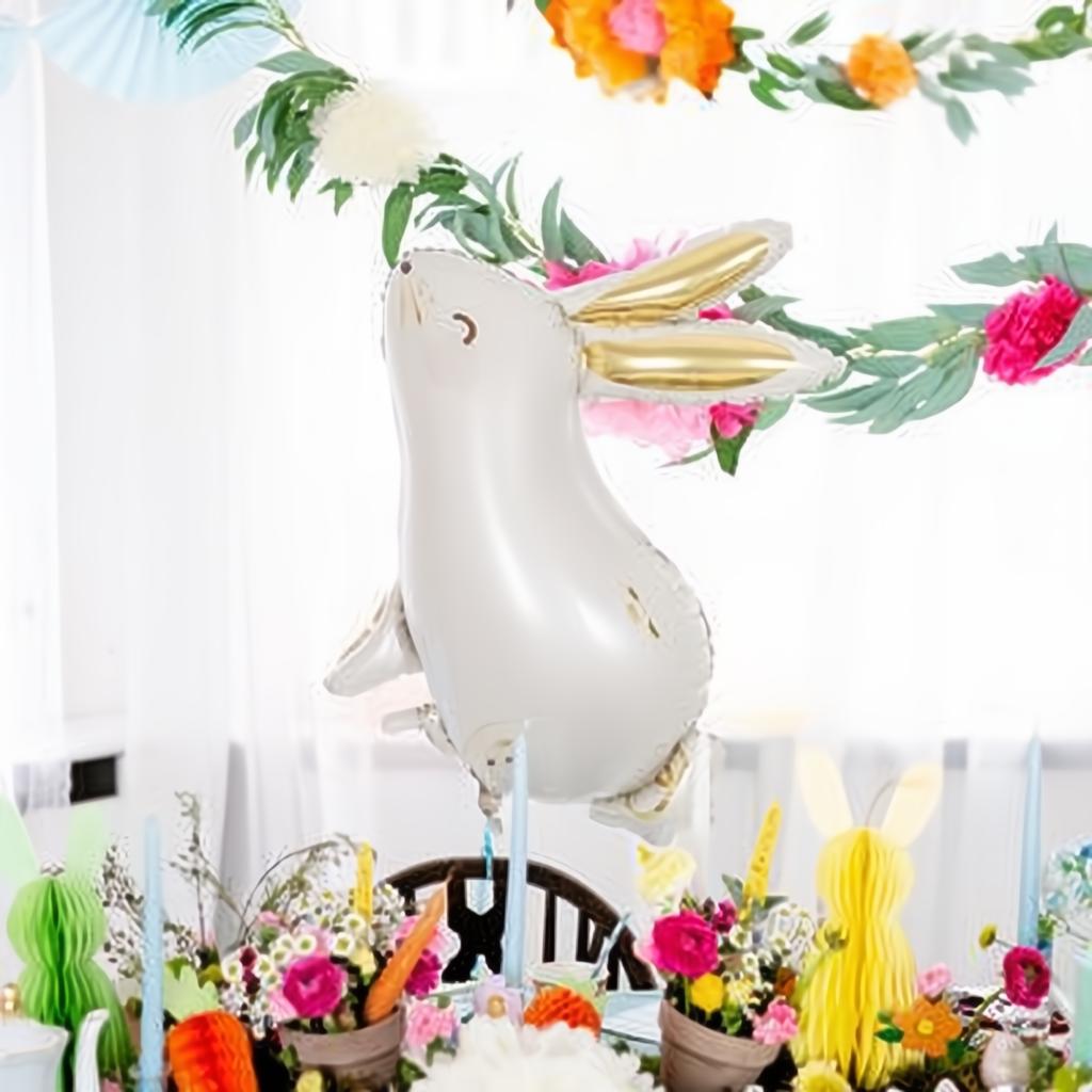 Folienballon Hase, 67x88 cm Folienballons PartyDeco 3 fiestastore
