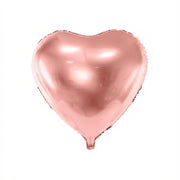 Folienballon Herz, 45cm, roségold PartyDeco 1 fiestastore