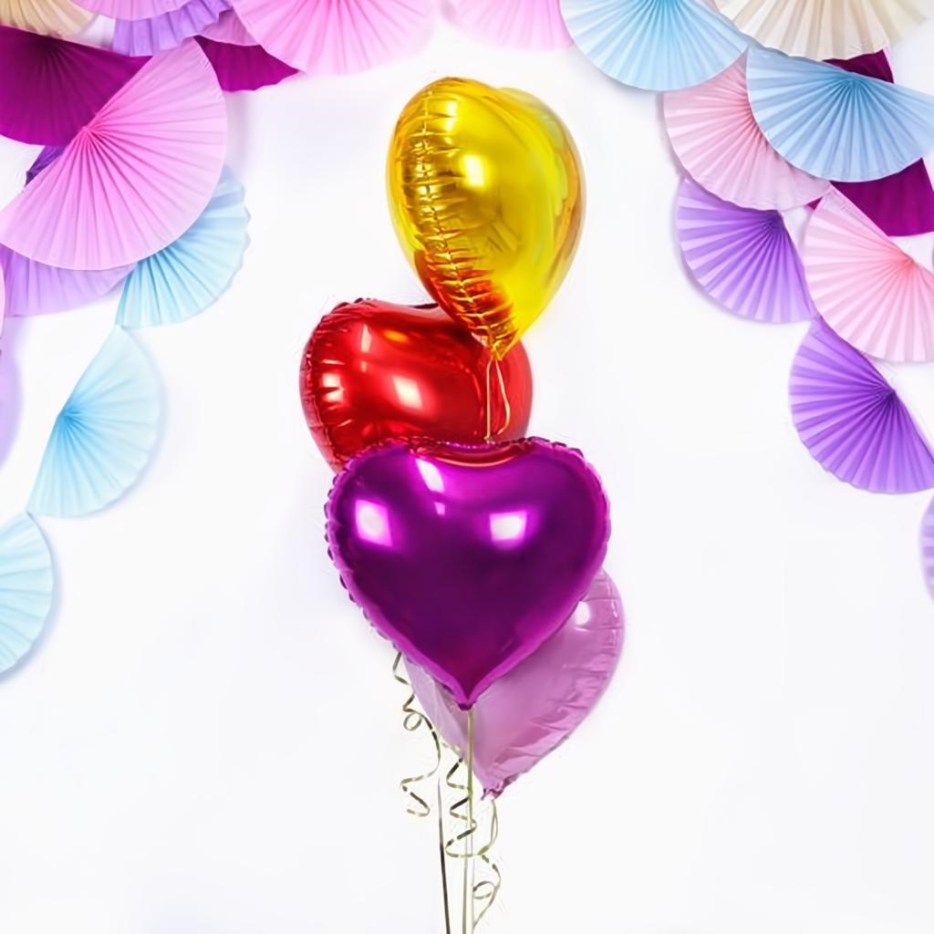 Folienballon Herz, 45cm, rot PartyDeco 2 fiestastore