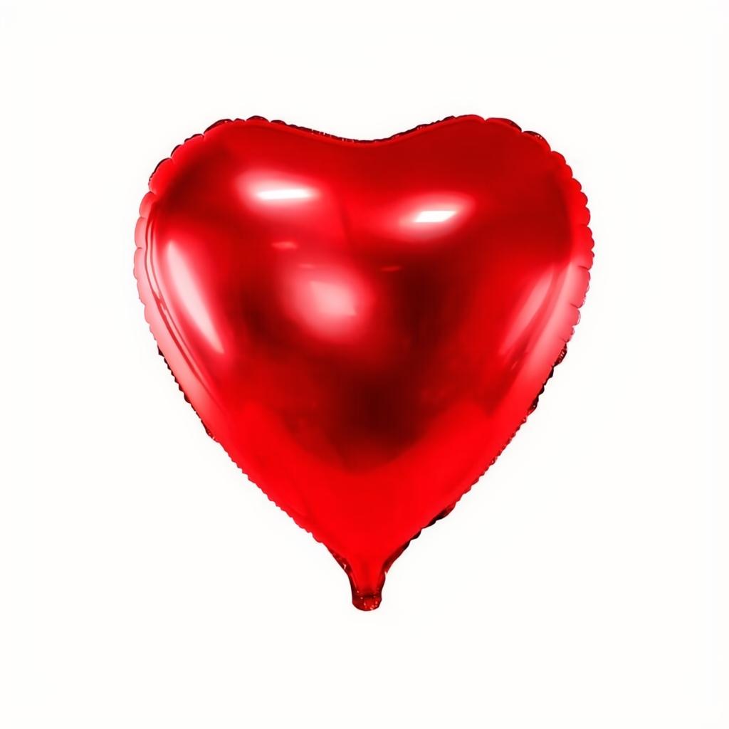 Folienballon Herz, 68x72cm, rot PartyDeco 1 fiestastore