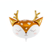 Folienballon Hirsch, 73x64cm Folienballons PartyDeco 1 fiestastore