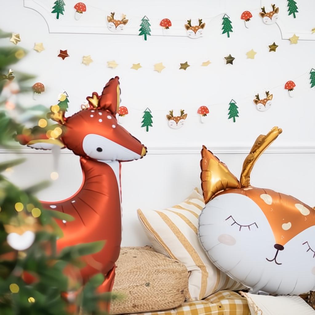 Folienballon Hirsch, 80x105cm Folienballons PartyDeco 3 fiestastore