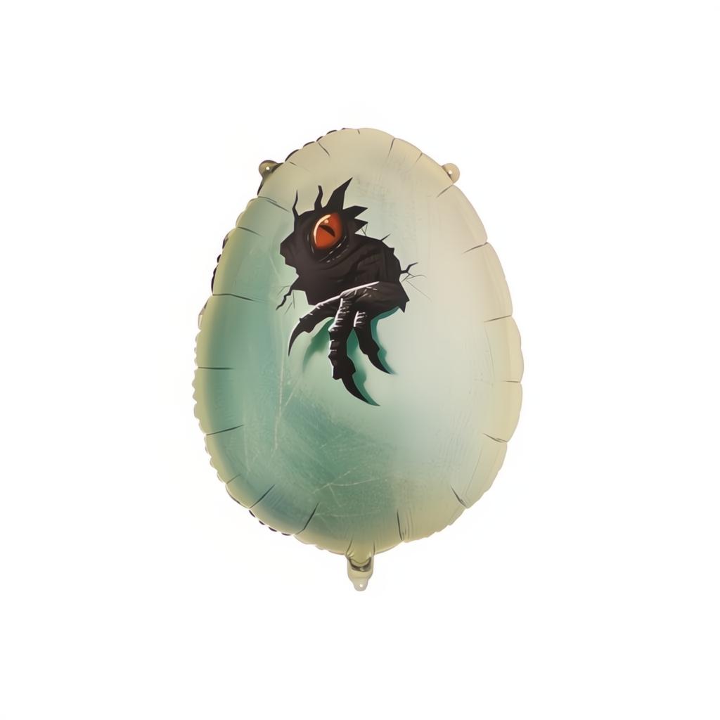Folienballon Jurassic World Dinosaurier-Ei, 48x64 cm Folienballons PartyDeco 1 fiestastore