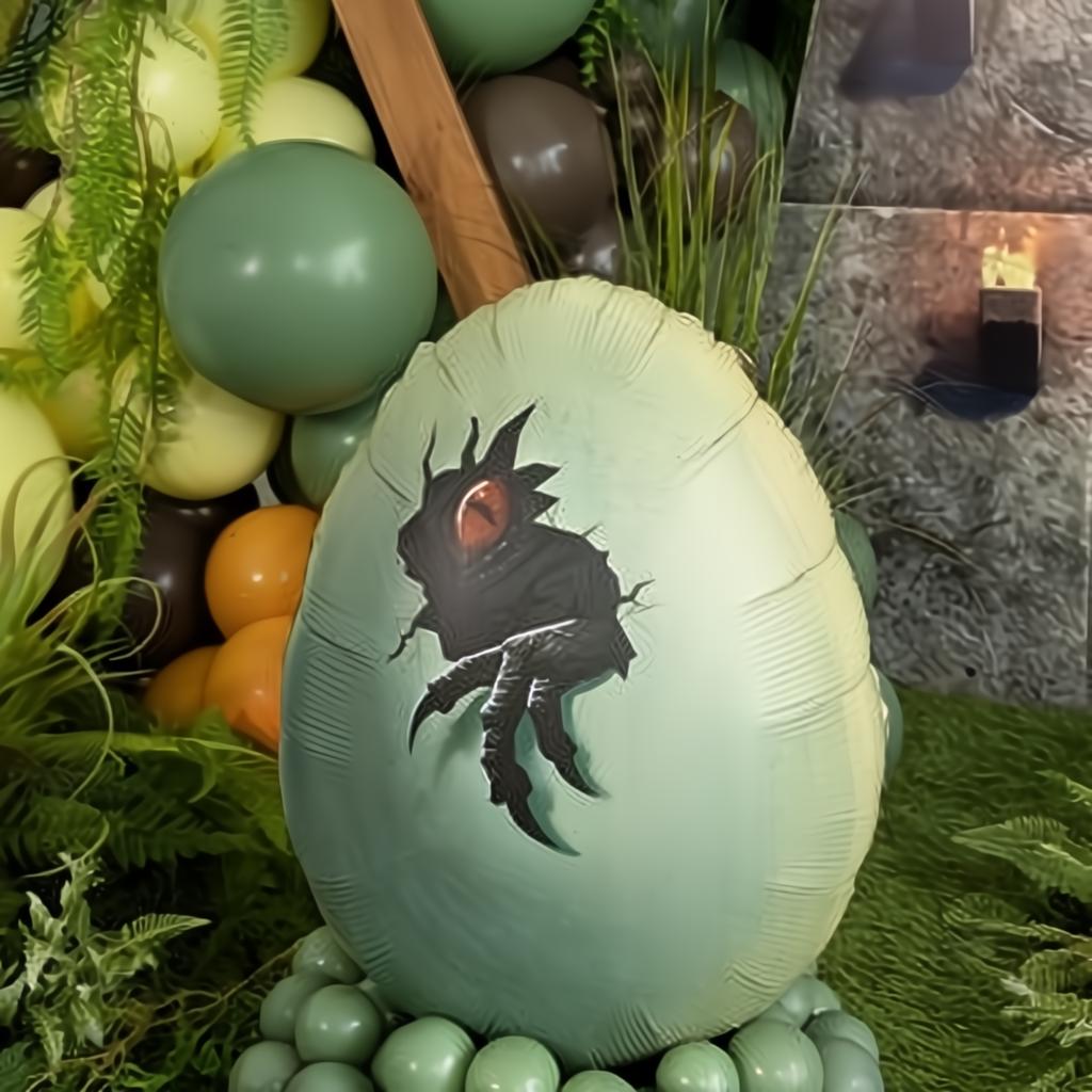 Folienballon Jurassic World Dinosaurier-Ei, 48x64 cm Folienballons PartyDeco 2 fiestastore