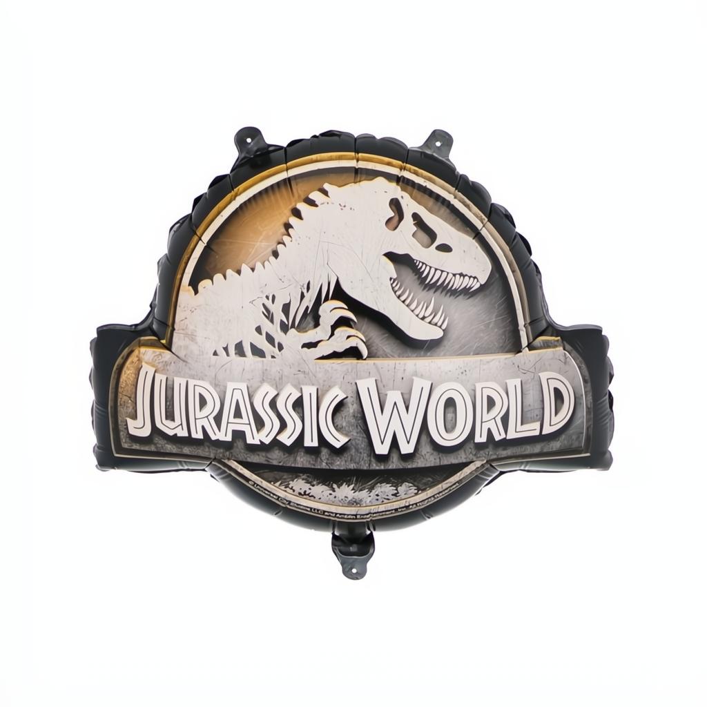 Folienballon Jurassic World Logo, 45x37 cm Folienballons PartyDeco 1 fiestastore