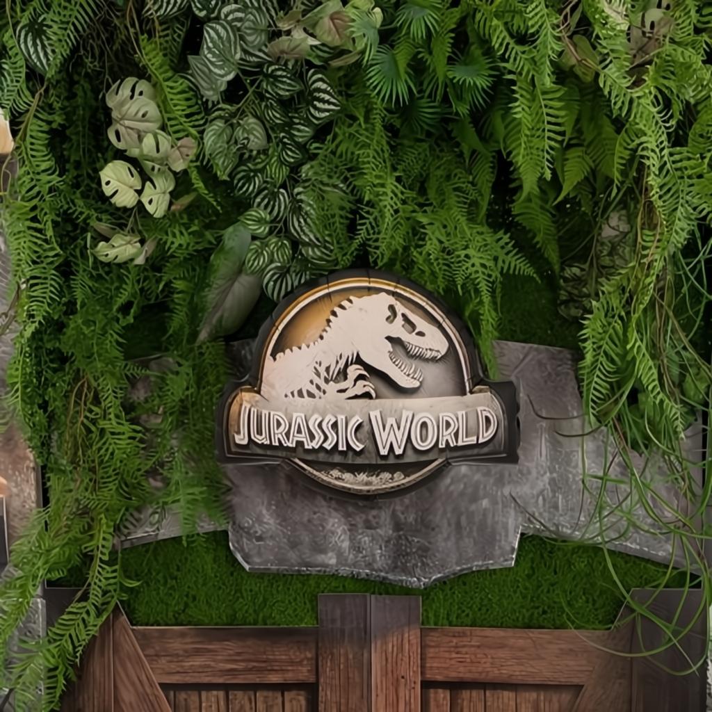 Folienballon Jurassic World Logo, 45x37 cm Folienballons PartyDeco 2 fiestastore