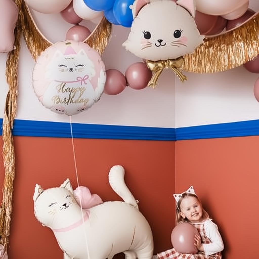 Folienballon Kätzchen, 50x60 cm Folienballons PartyDeco 3 fiestastore
