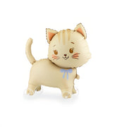 Folienballon Katze auf Rädern, 61x65 cm Folienballons PartyDeco 1 fiestastore