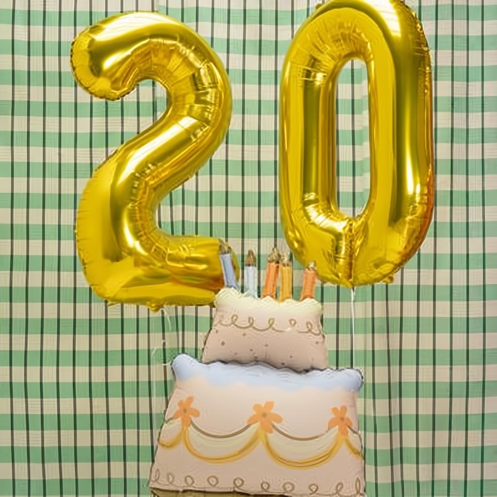 Folienballon Kuchen, 62x104 cm PartyDeco 2 fiestastore