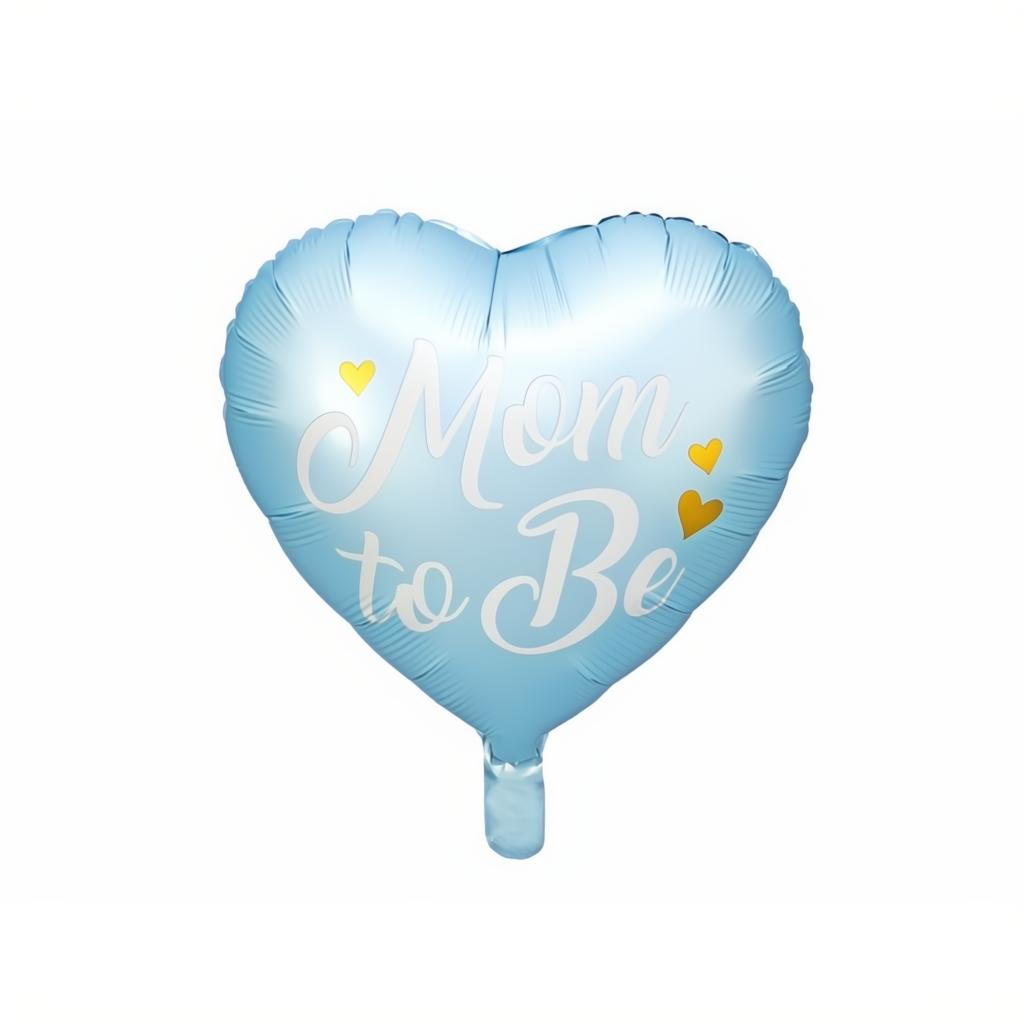 Folienballon Mom to Be, 35cm, blau PartyDeco 1 fiestastore