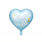Folienballon Mom to Be, 35cm, blau PartyDeco 1 fiestastore