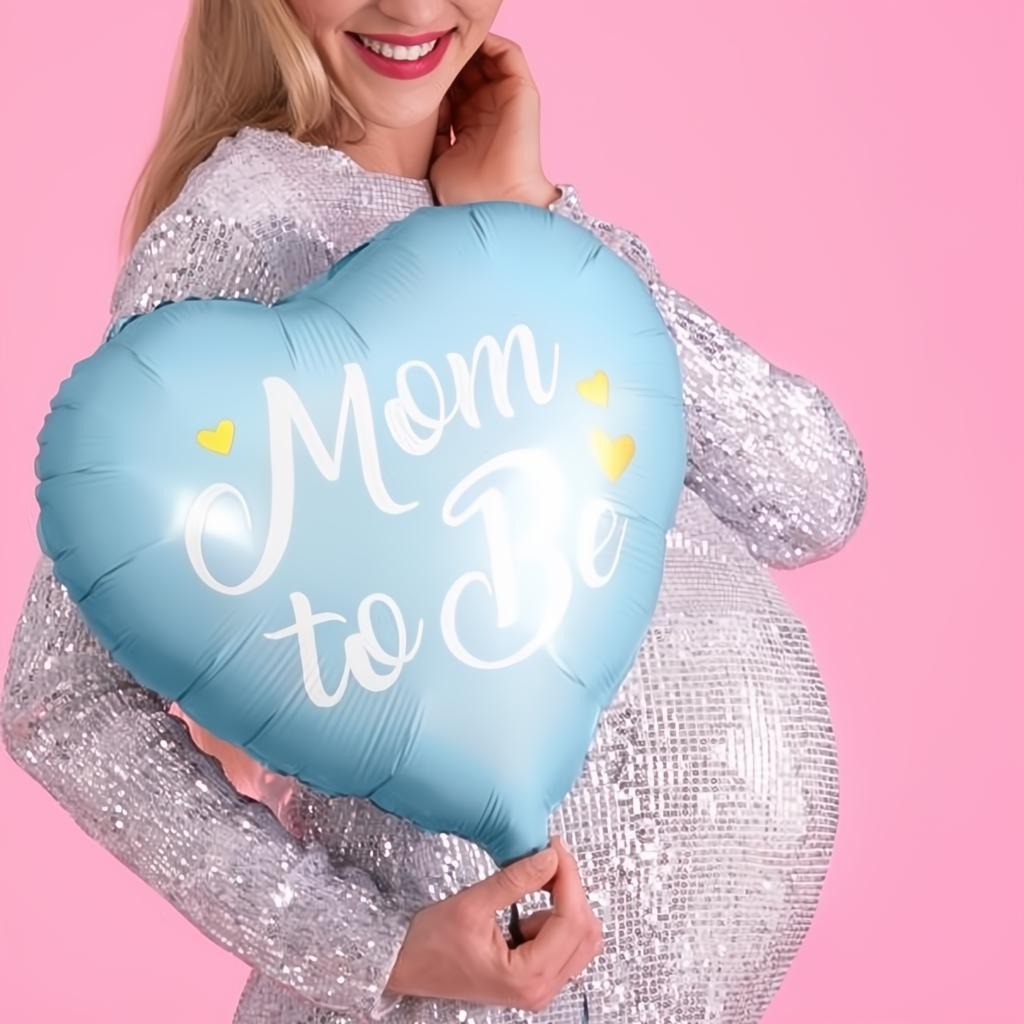 Folienballon Mom to Be, 35cm, blau PartyDeco 2 fiestastore