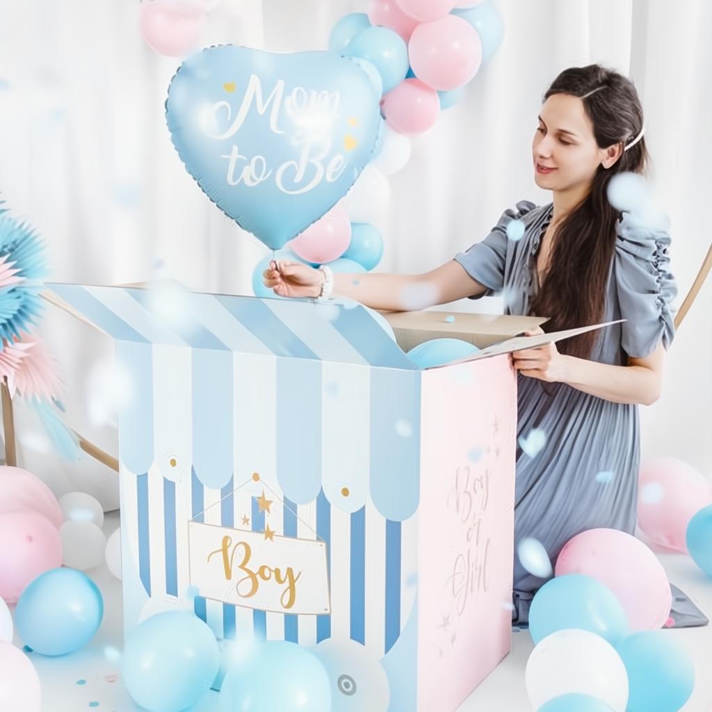 Folienballon Mom to Be, 35cm, blau PartyDeco 4 fiestastore