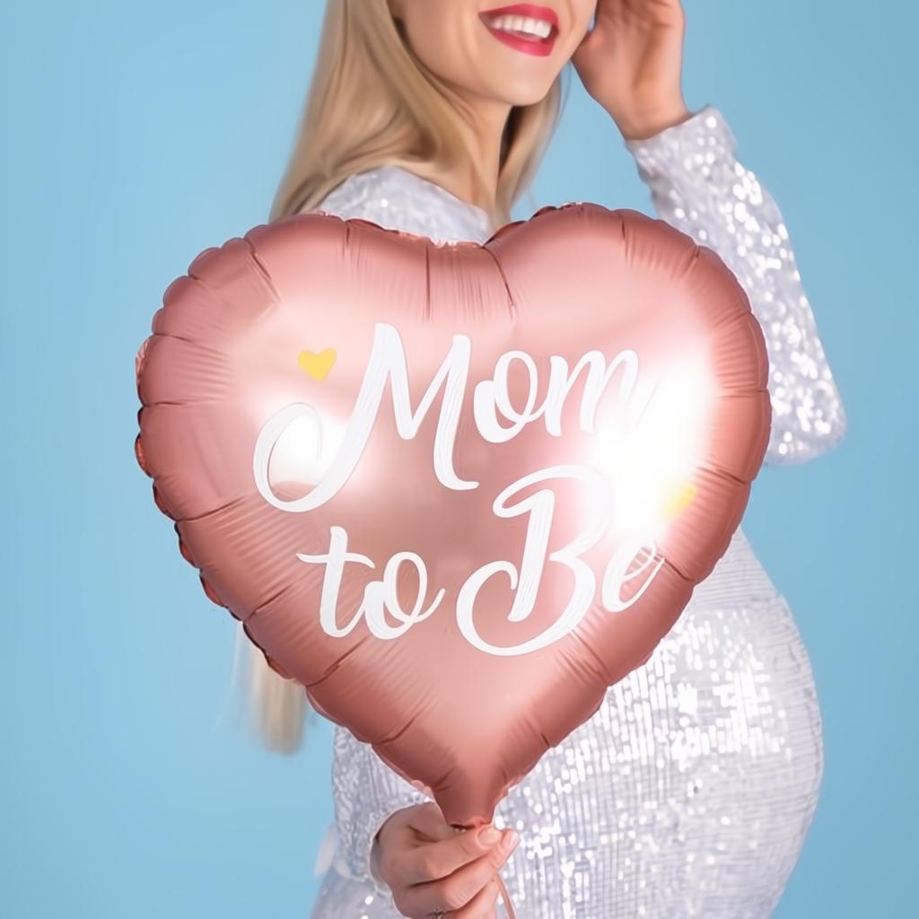 Folienballon Mom to Be, 35cm, rosa PartyDeco 2 fiestastore