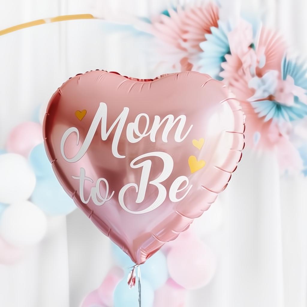 Folienballon Mom to Be, 35cm, rosa PartyDeco 4 fiestastore