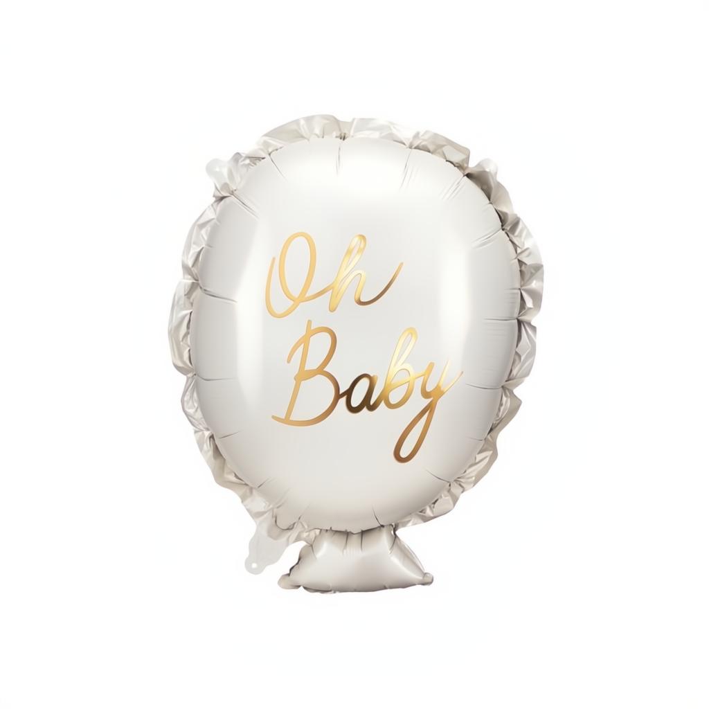 Folienballon Oh baby, 53x69 cm PartyDeco 1 fiestastore