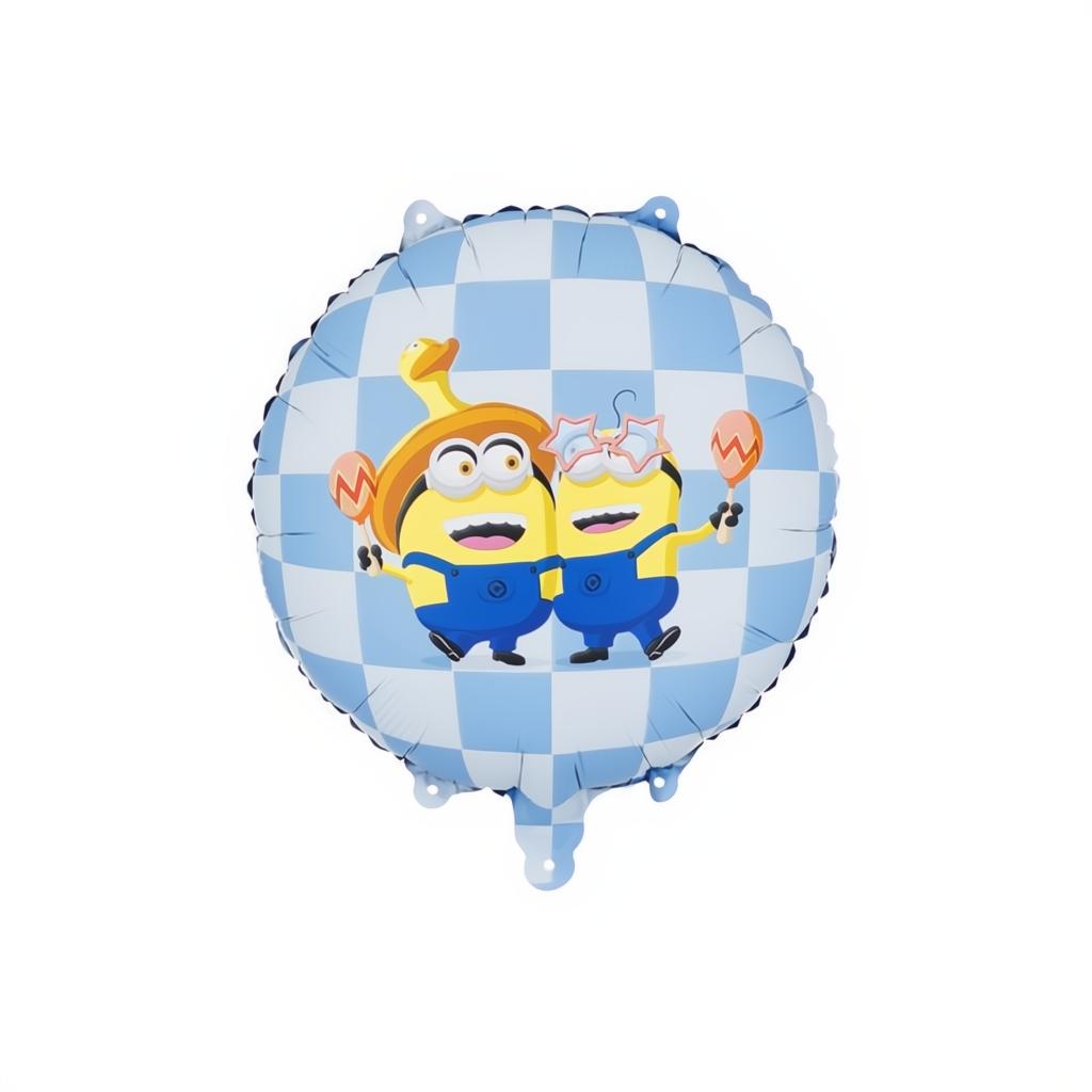Folienballon Pastille Minions, 35x35 cm PartyDeco 1 fiestastore