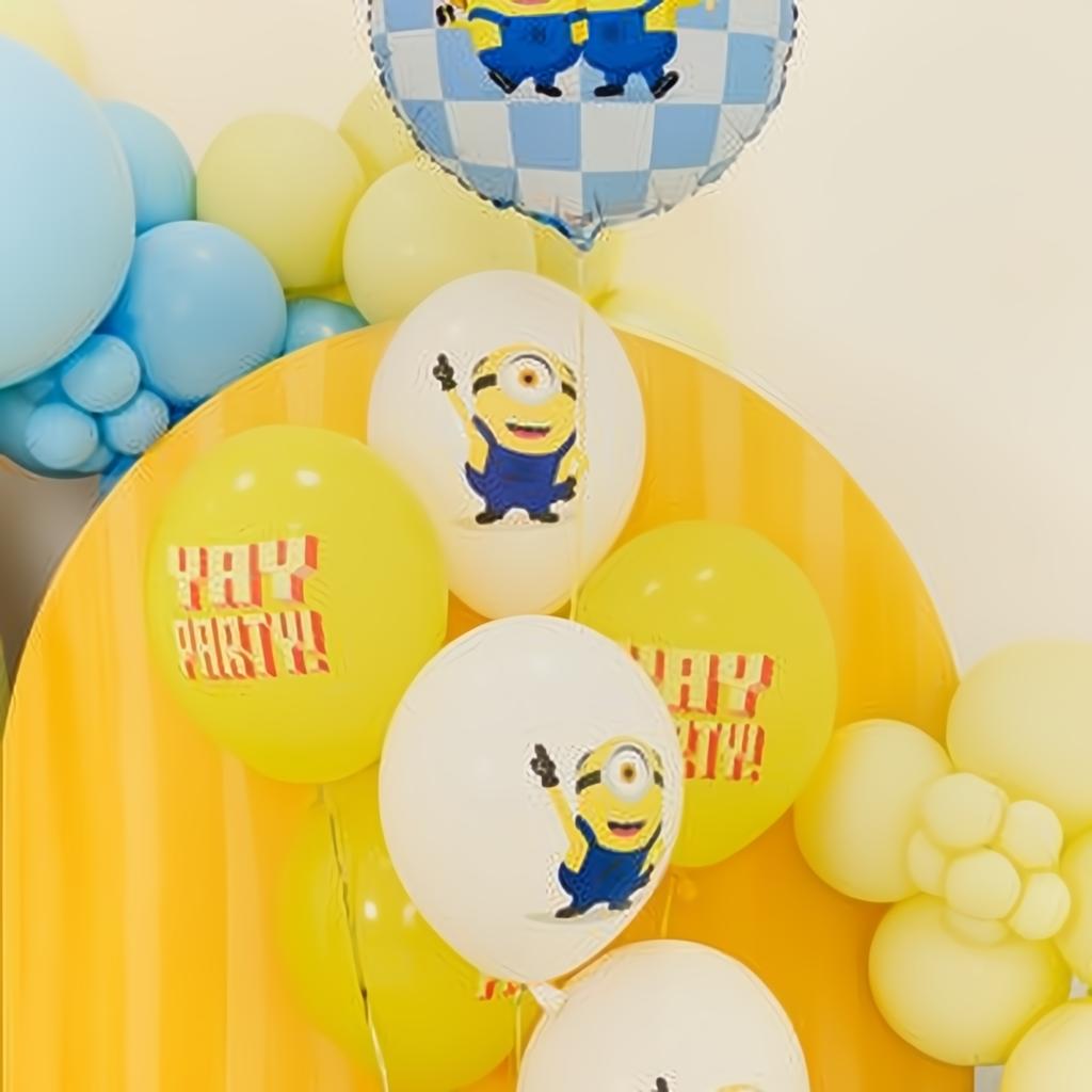 Folienballon Pastille Minions, 35x35 cm PartyDeco 2 fiestastore