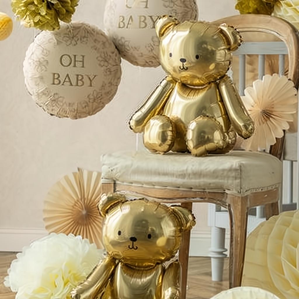 Folienballon Scheibe Oh Baby, 35x35 cm PartyDeco 4 fiestastore