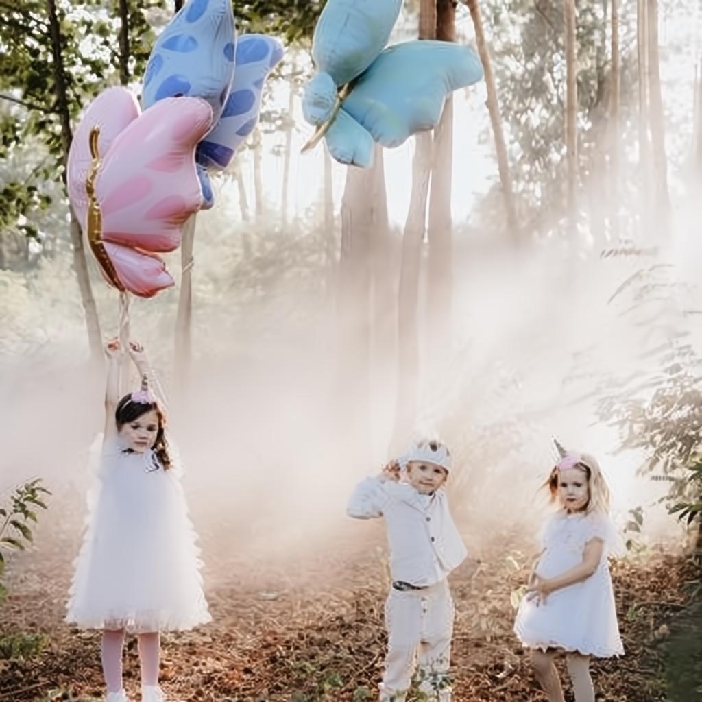 Folienballon Schmetterling, 69x69 cm, mint PartyDeco 4 fiestastore