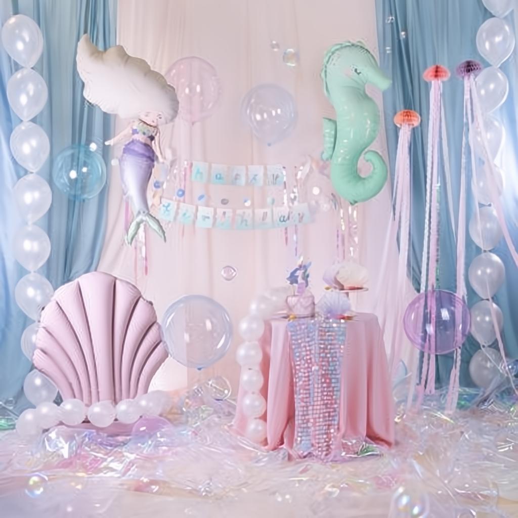 Folienballon Seepferdchen, 47x98 cm Folienballons PartyDeco 2 fiestastore