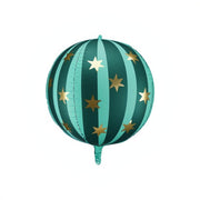 Folienballon Sternenkugel, 75 cm, grün Gemischte Farbe PartyDeco 1 fiestastore
