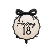 Folienballon Tablette Happy ''18'', 47.5x45 cm PartyDeco 1 fiestastore