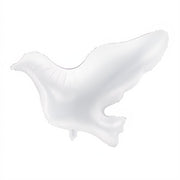 Folienballon Taube, weiss, 77x66cm PartyDeco 1 fiestastore