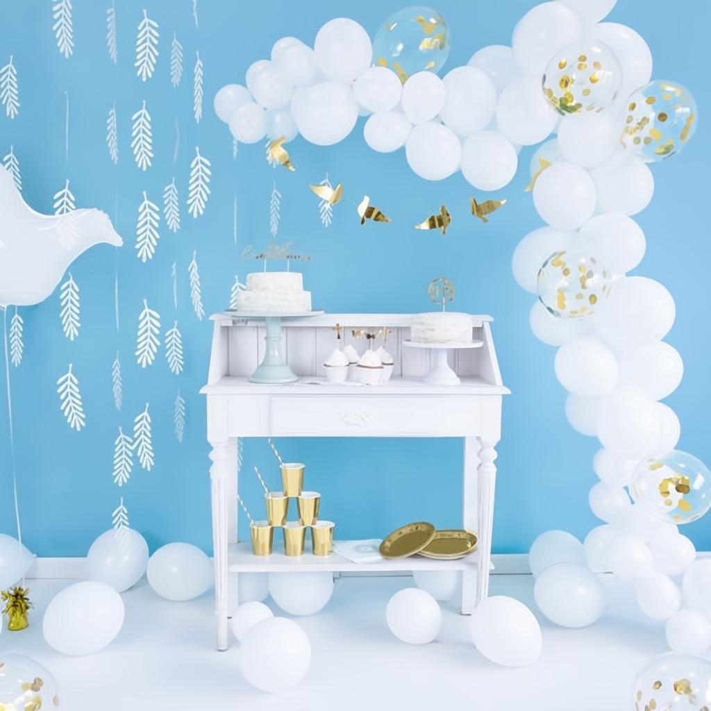 Folienballon Taube, weiss, 77x66cm PartyDeco 3 fiestastore