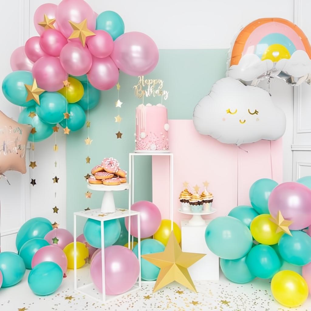 Folienballon Wolke, 51x35,5cm PartyDeco 3 fiestastore