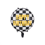 Folienballon Zielflagge, 45 cm Folienballons PartyDeco 1 fiestastore
