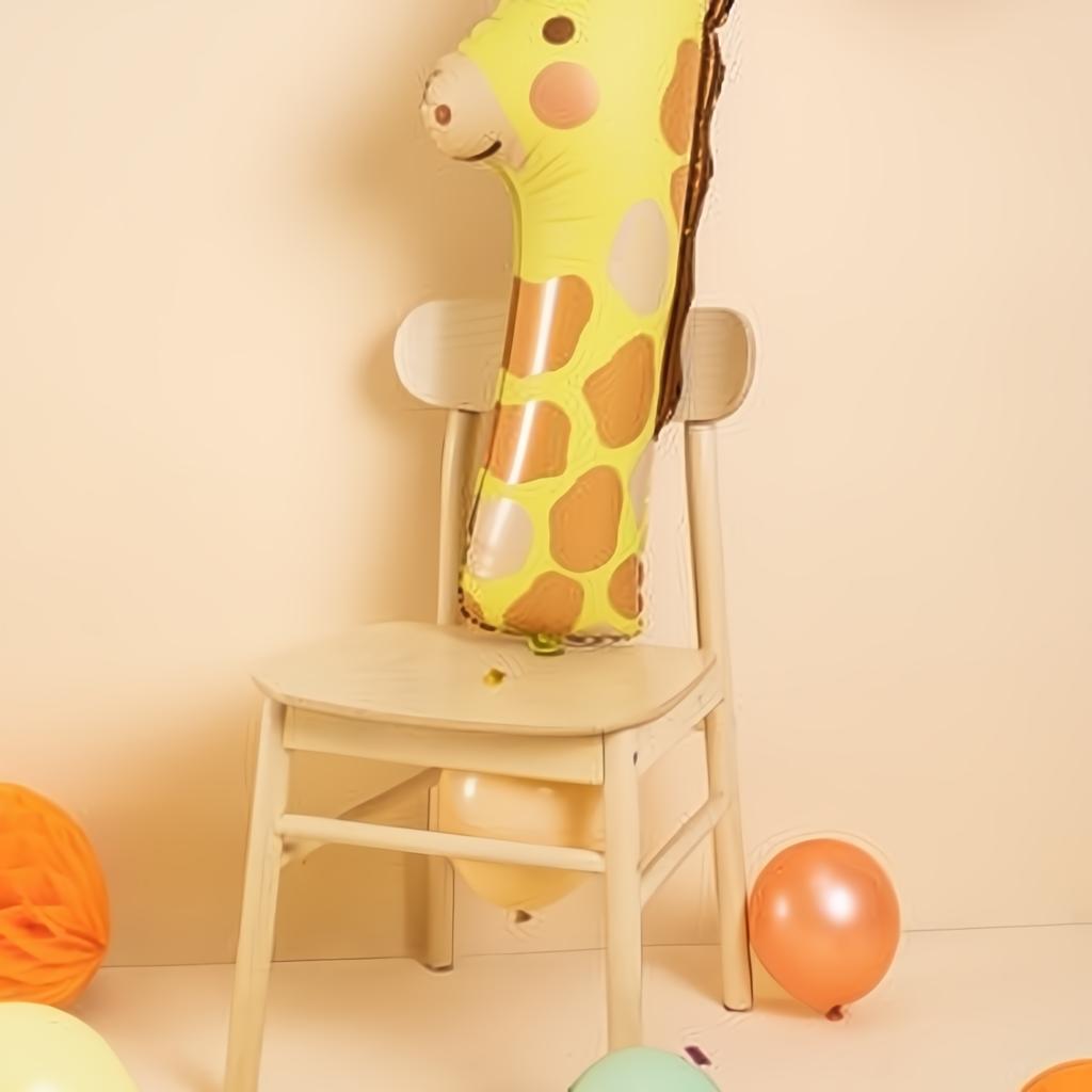 Folienballon Ziffer 1 - Giraffe, 48x96 cm PartyDeco 3 fiestastore