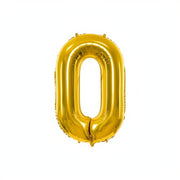 Folienballon Ziffer 86cm, Gold PartyDeco 1 fiestastore