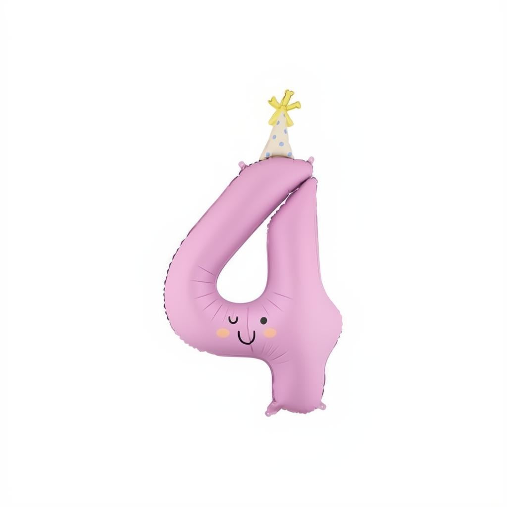 Folienballon Ziffer Kinderparty PartyDeco 5 fiestastore