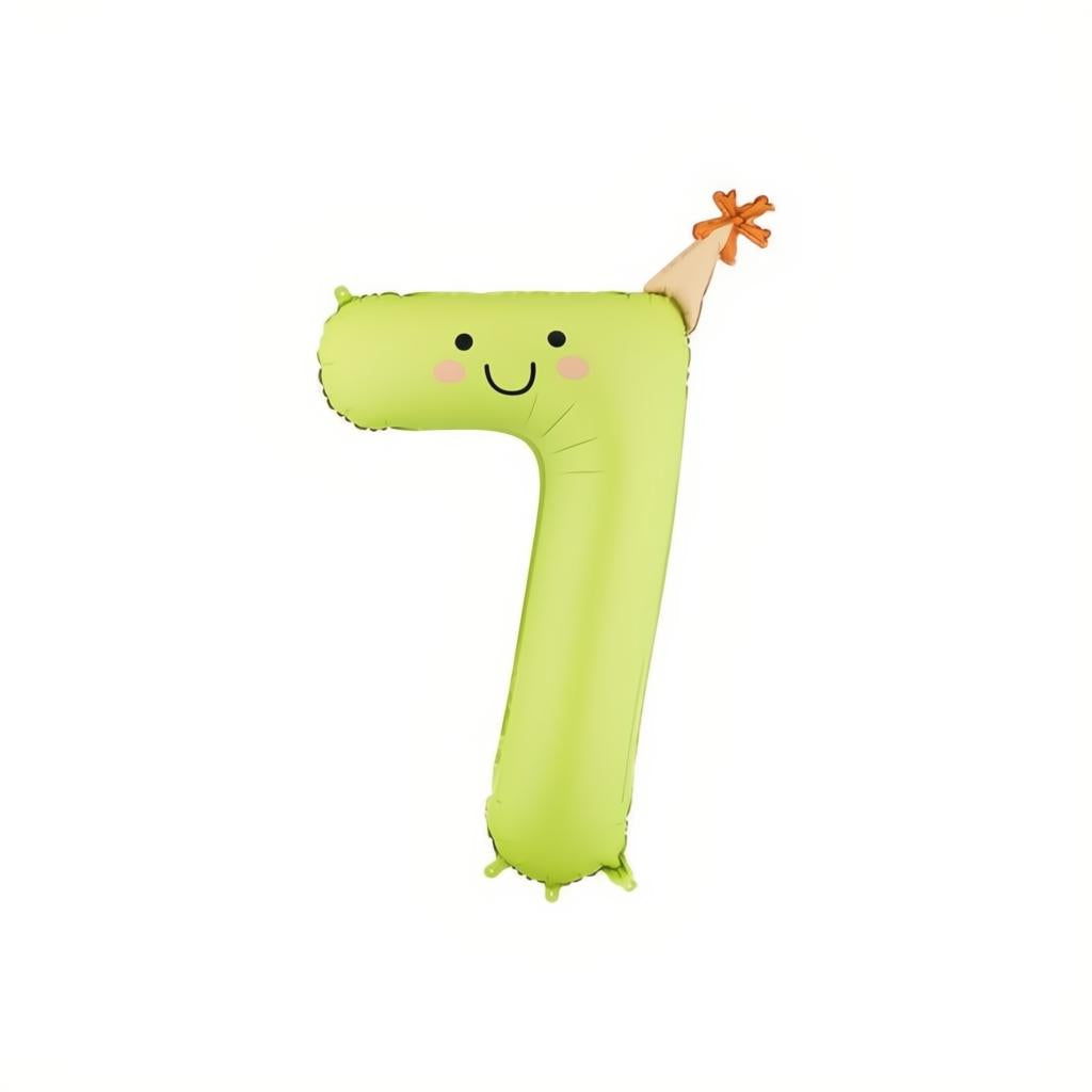Folienballon Ziffer Kinderparty PartyDeco 8 fiestastore