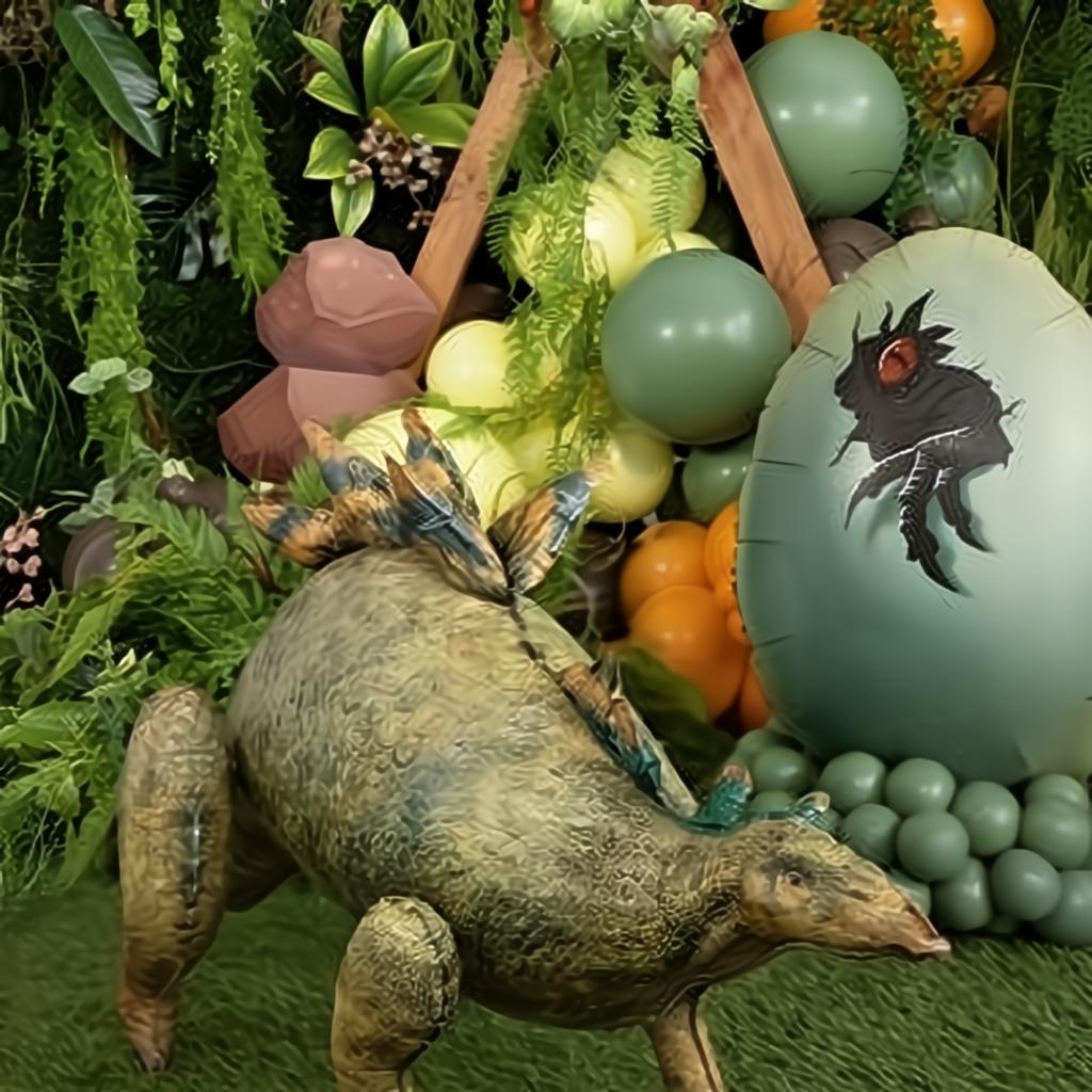 Foliendekoballon Jurassic World Stegosaurus, 112x51 cm Folienballons PartyDeco 2 fiestastore