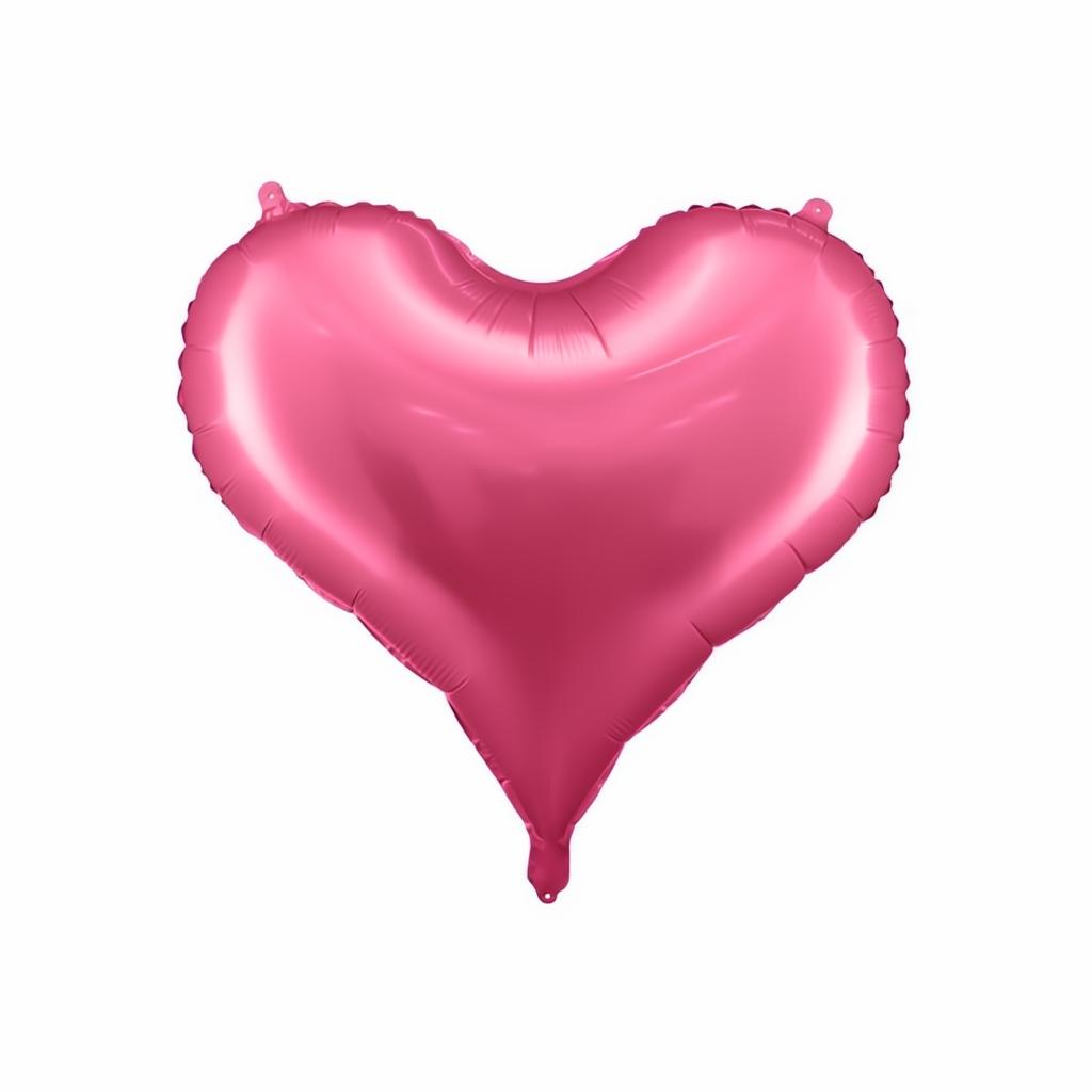 Folienluftballon Herz, 75x64,5 cm, rosa PartyDeco 1 fiestastore