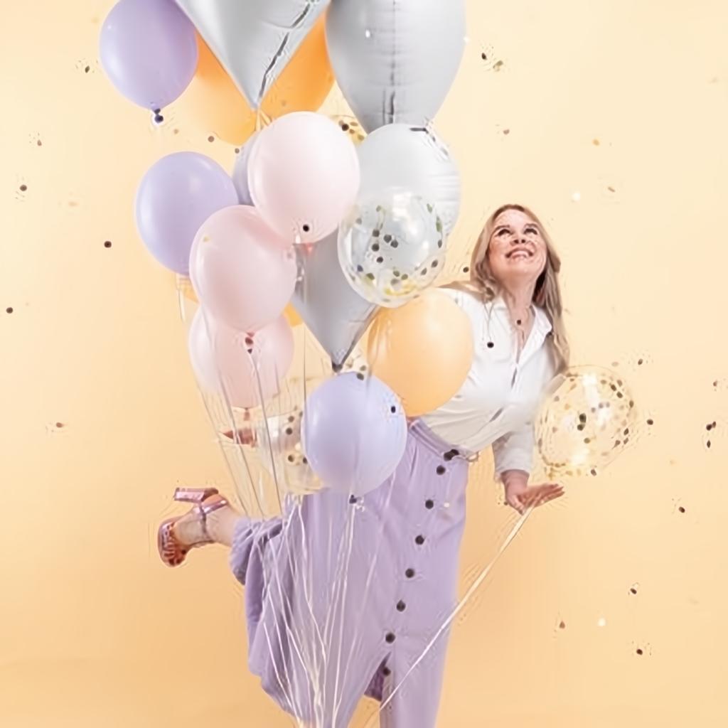 Folienluftballon Herz, 75x64,5 cm, weiss PartyDeco 6 fiestastore