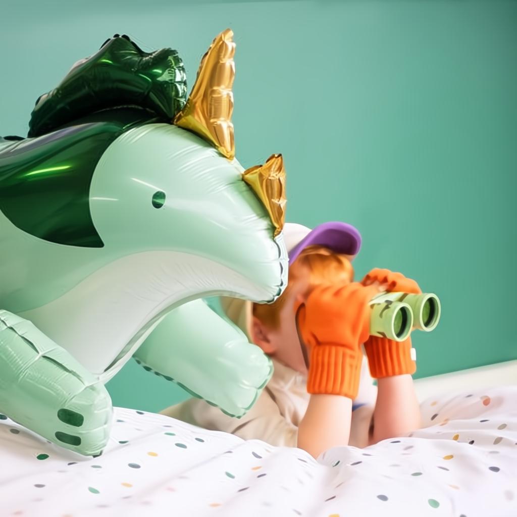 Folienluftballon Triceratops, 101 x 60.5cm, grün Gemischte Farbe PartyDeco 5 fiestastore
