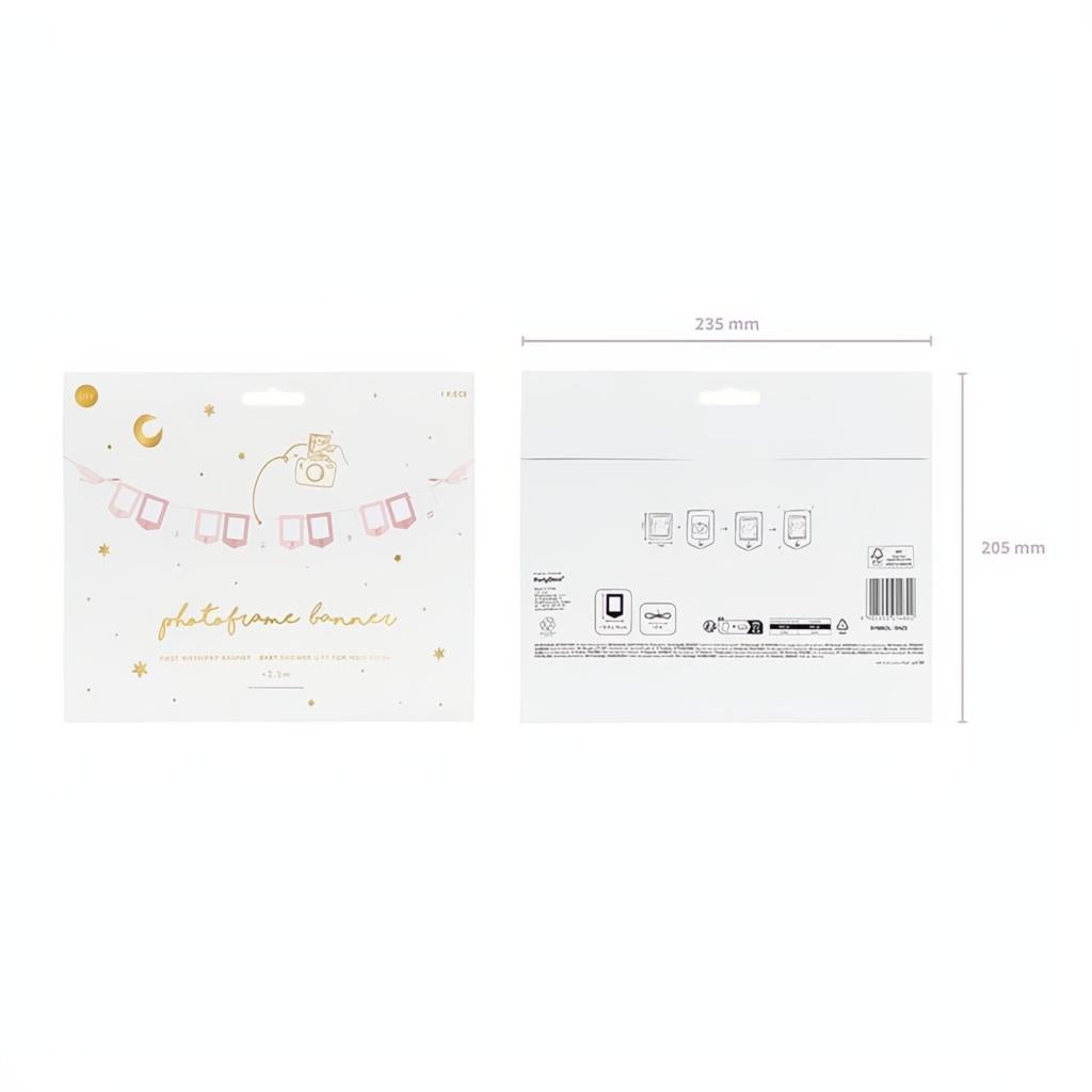 Fotogirlande - Storch, 10.5x15 cm PartyDeco 6 fiestastore