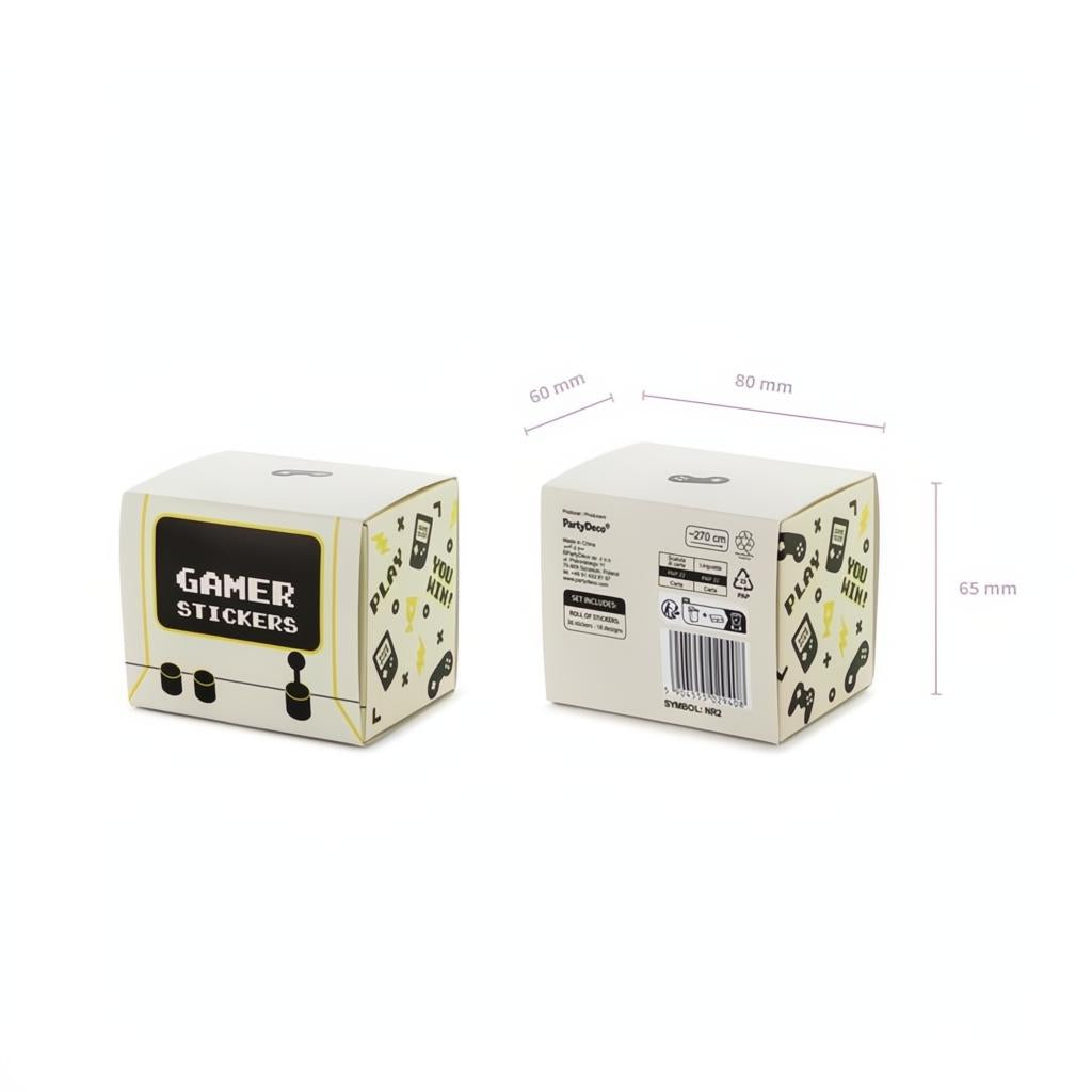 Gamer Aufkleber Aufkleber PartyDeco 4 fiestastore