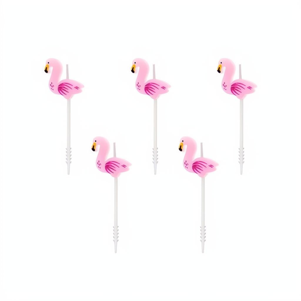 Geburtstagskerzen Flamingos Geburtstagskerzen PartyDeco 1 fiestastore