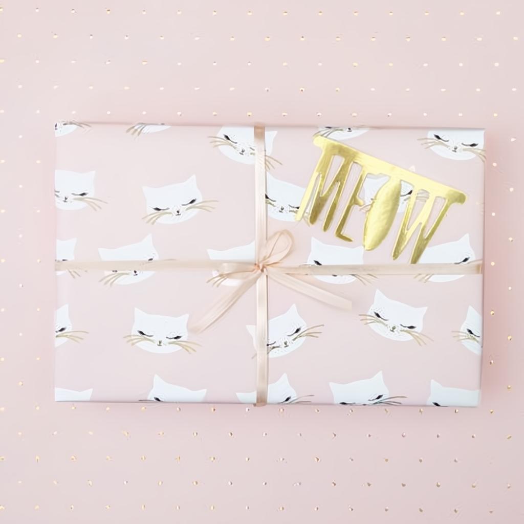 Geschenkpapier Kätzchen, 70x200cm Geschenkpapiere PartyDeco 3 fiestastore